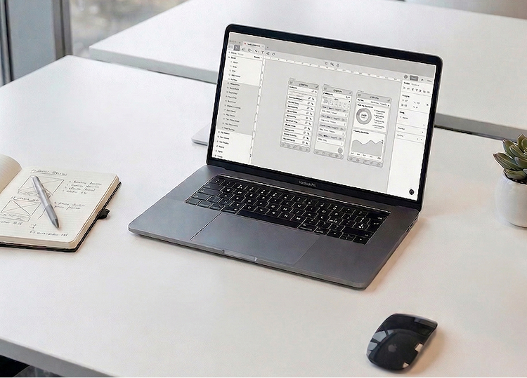 Proceso de diseño de Luntia: wireframes y prototipo de la plataforma